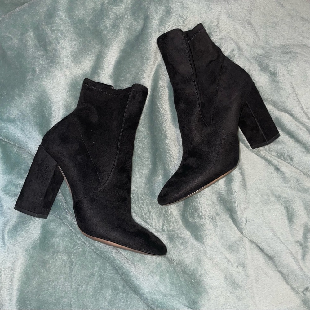 ⚫️⚫️⚫️ ALDO Aurella Block Heel Ankle Boot Black [accepting best offer]